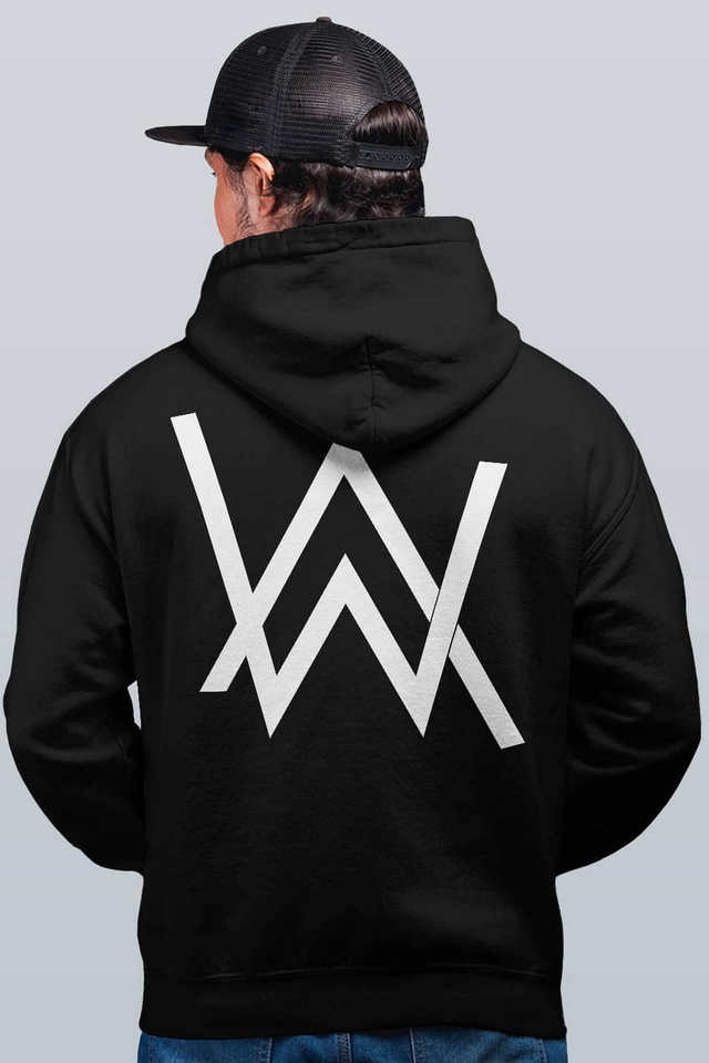 Buy MACMERISE Black Alan Walker Core Logo Mens Hoodie Shoppers Stop