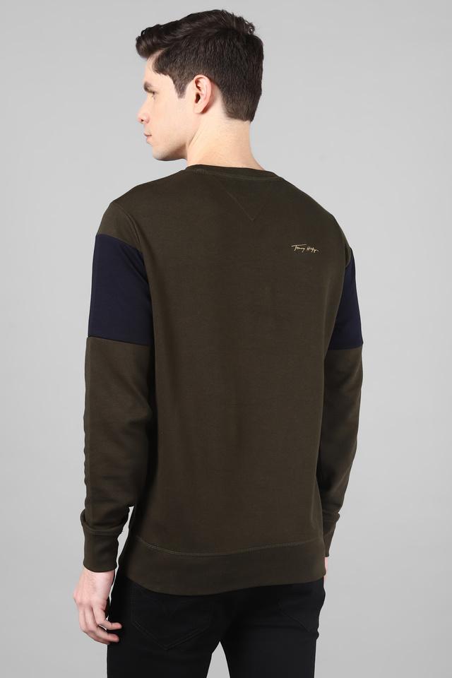 Tommy hilfiger 2025 green sweatshirt