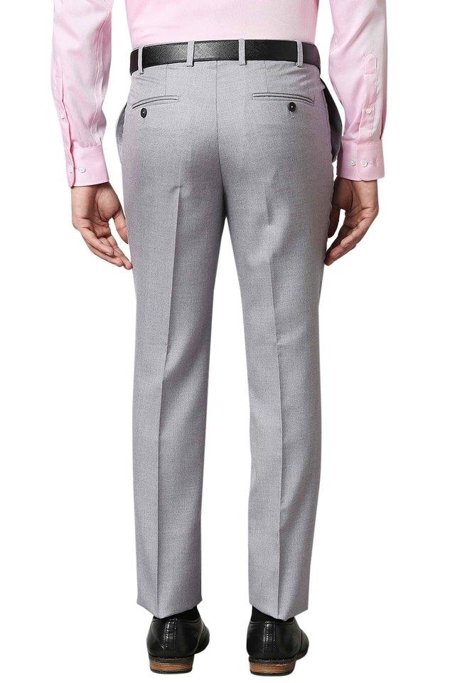 Light Grey Double Pocket Formal Trousers