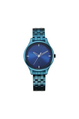 Buy FASTRACK Womens 30 39 mm Minimals Blue Dial Metal Analog Watch