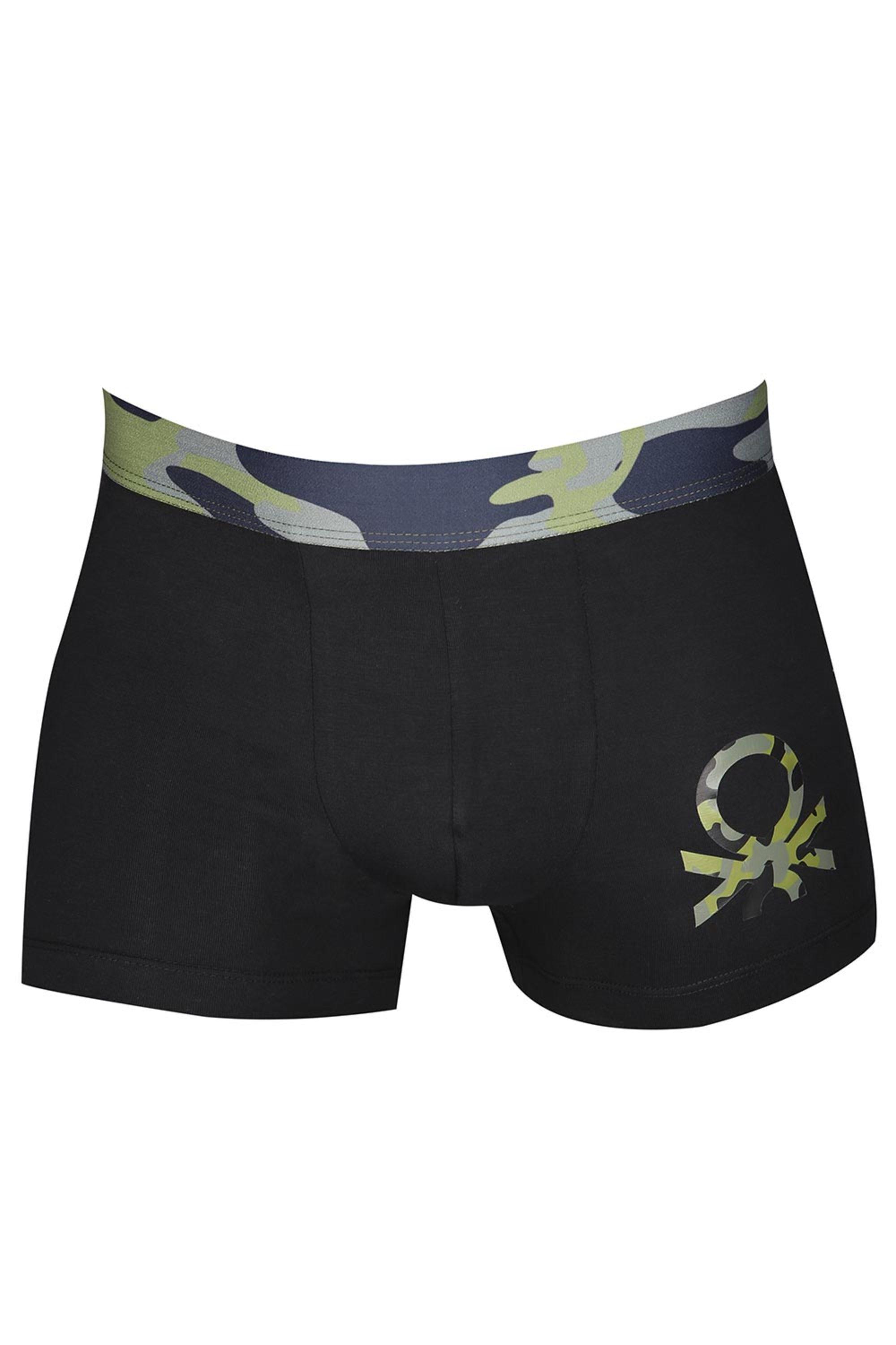 Buy UNDERCOLORS Black United Colors of Benetton-Mens Skinny Fit Solid  Trunks