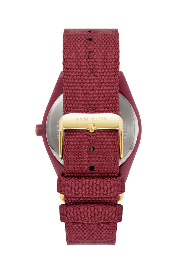 Anne klein burgundy on sale watch