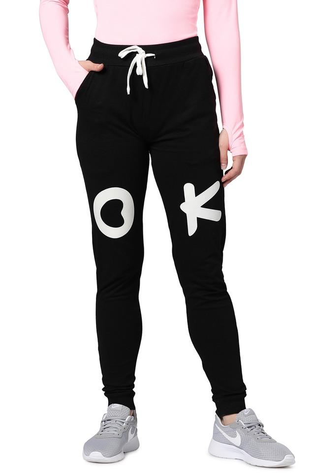 cotton track pants for ladies