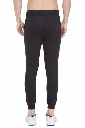 Buy Jockey Women Regular fit Cotton Solid Track pants - Black Online