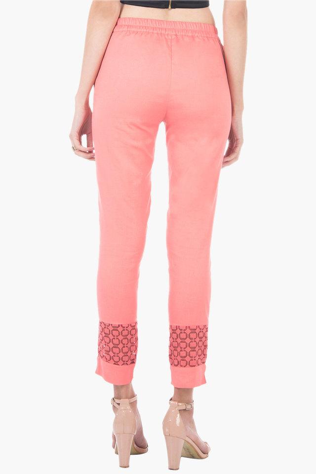 Cigarette trousers - Pink - Ladies | H&M