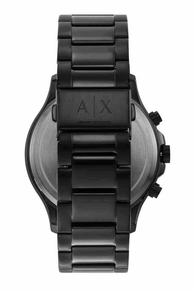 Armani exchange men's black stainless steel on sale watch