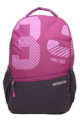 Buy AMERICAN TOURISTER Purple Unisex Zip Closure Backpack | Shoppers Stop