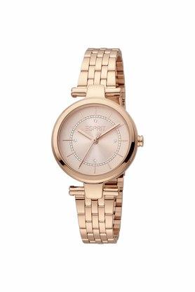 Buy ESPRIT Womens 30 mm Rose Gold Dial Stainless Steel Analogue