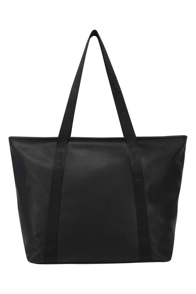 Buy KENDALL KYLIE Black Womens Zip Closure Tote Handbag Shoppers Stop