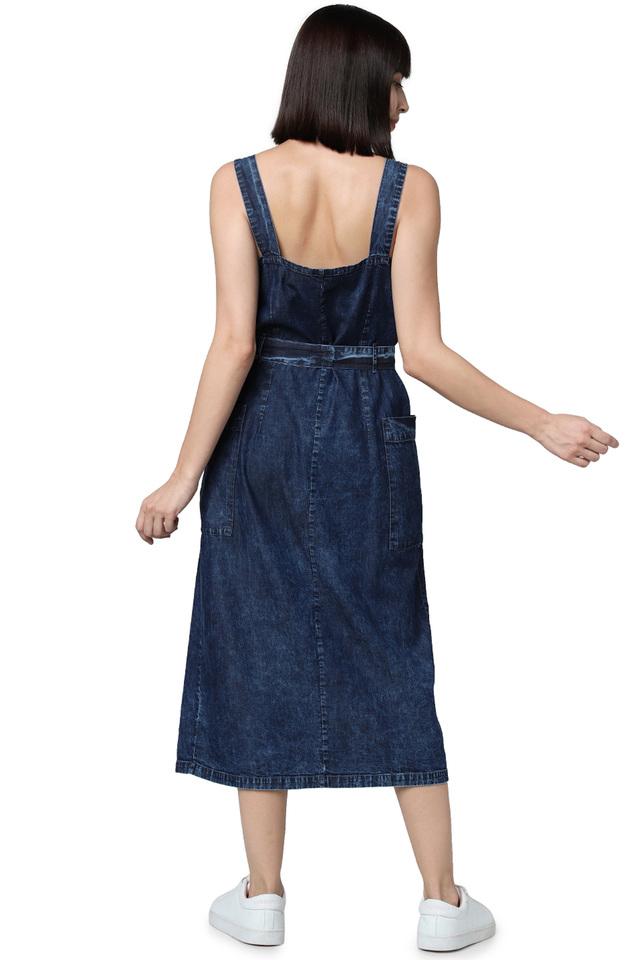 Lulu Denim Pinafore Dress Blue Wash | Womens FatFace Dresses ~ Natalie  Corona