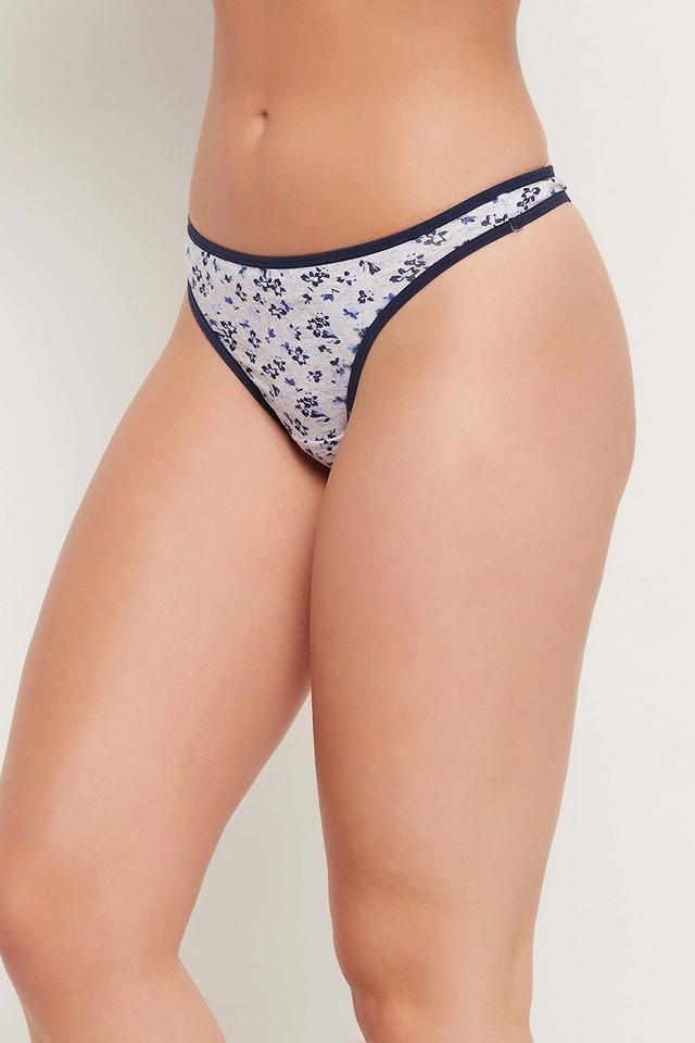 Free People At Home Printed Mesh Bikini Undies - White