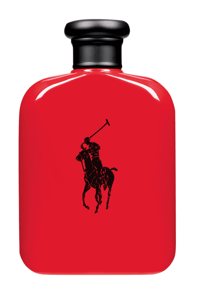 Men's cologne store polo red