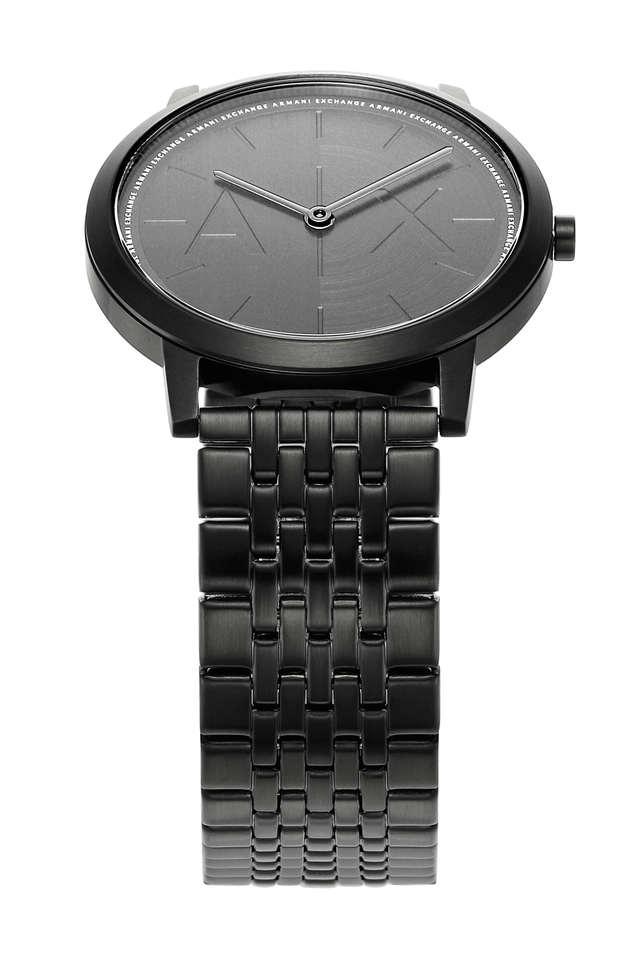 Buy ARMANI EXCHANGE 40 mm Black Dial Stainless Steel Analog Watch