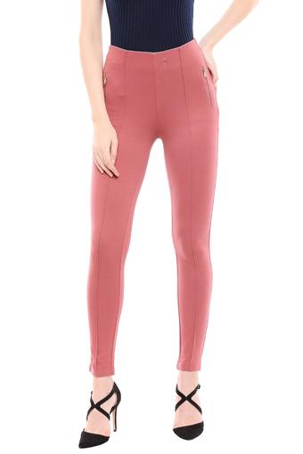 blush pink jeggings