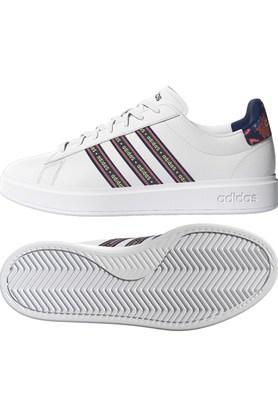 adidas Women's Grand Court 2.0 White Black Tennis Shoes