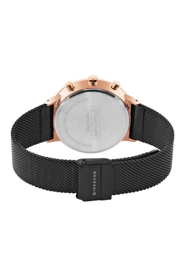 Carlie Automatic Rose Gold-Tone Stainless Steel Mesh Watch - ME3175 - Fossil