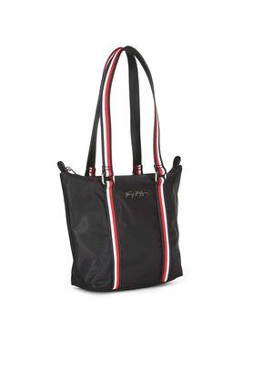 Tommy hilfiger black tote on sale bag