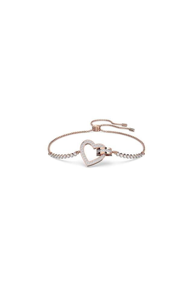 Buy Swarovski White Matrix Heart Bracelet for Women Online  Tata CLiQ  Luxury