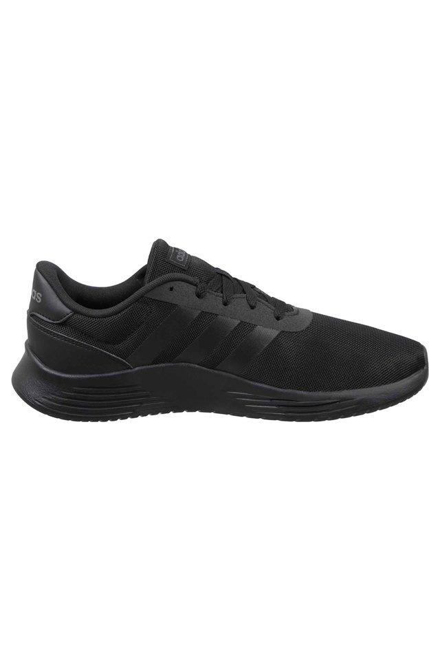 Adidas black best sale sports shoes