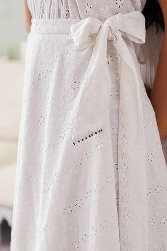 white wrap skirt womens