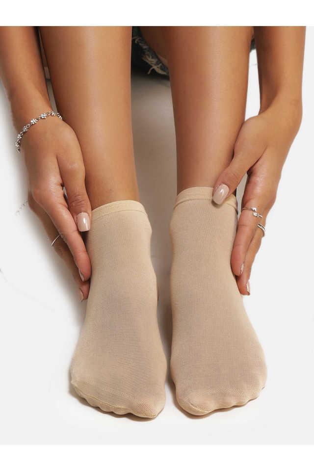 Buy NEXT2SKIN Natural Women's Cotton Ankle Length Socks - Pack of 6 Pairs |  Shoppers Stop