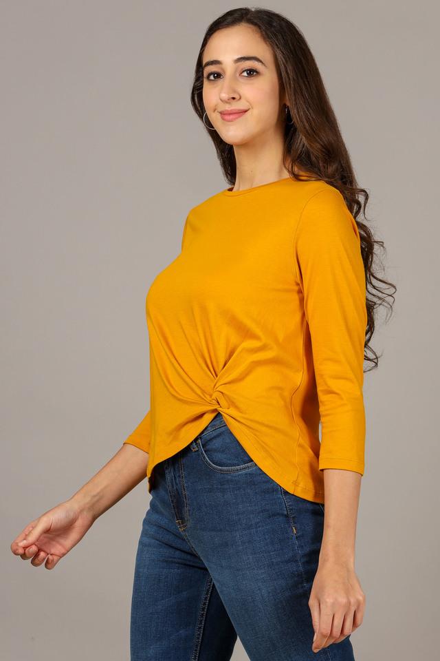 Mustard Yellow Tunic Top - Adored By Alex