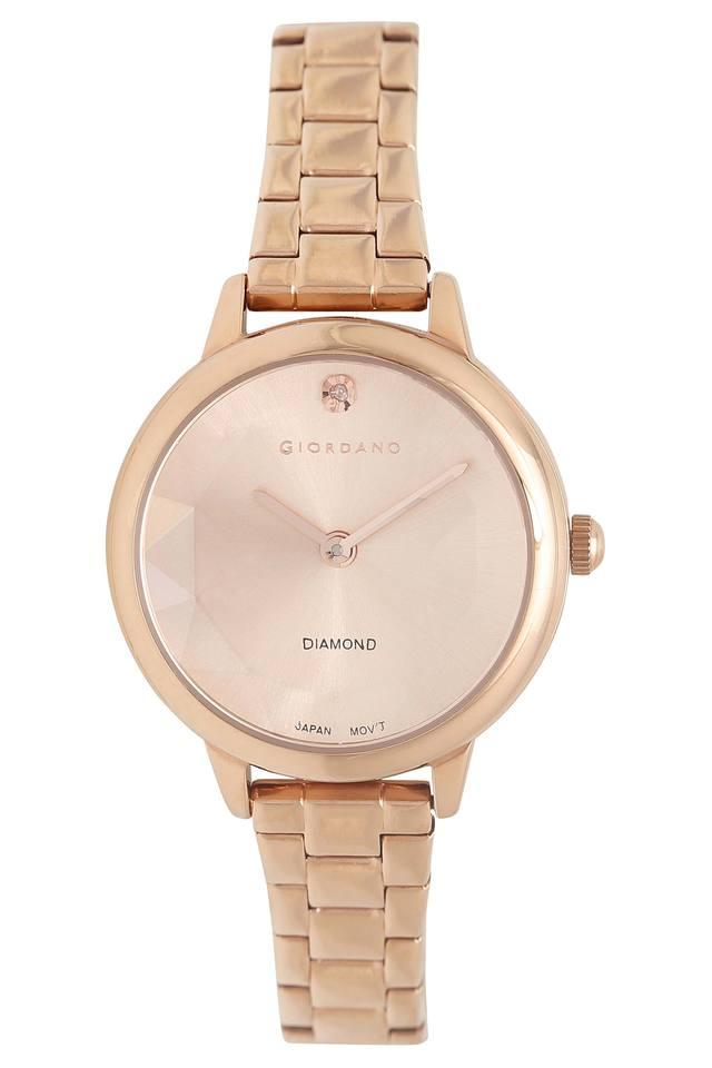 Giordano watch rose discount gold for women's