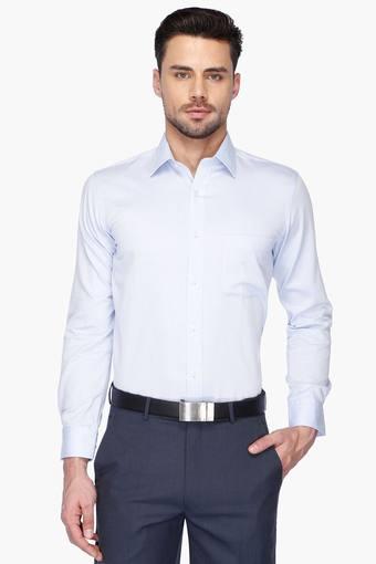 mens blue formal shirt