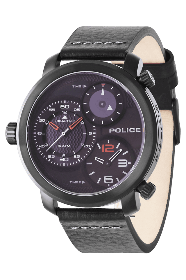 Buy POLICE undefined Mens Dual time Watch P14500XSB02J Shoppers Stop
