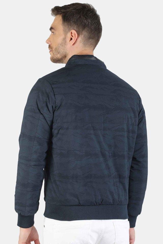 Navy blue 2025 polyester casual jacket