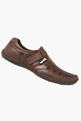 Alberto torresi men's cheap leather sandals and floaters