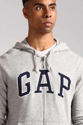 Gap grey on sale hoodie mens