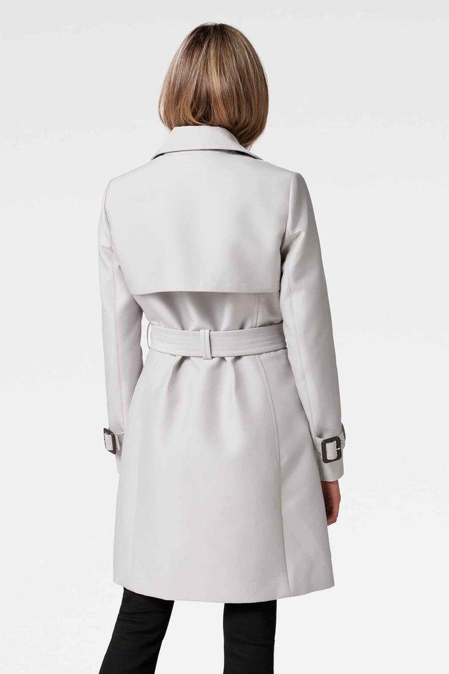 Buy FOREVER NEW Grey Solid Collar Neck Polyester Womens Casual Wear Jacket Shoppers Stop