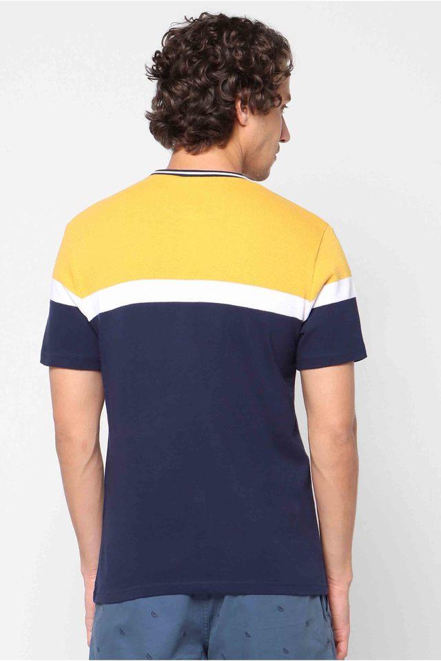 CELIO -  Mustard T-Shirts & Polos - Main