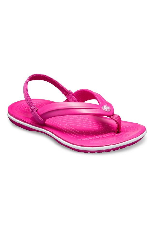 Buy CROCS Pink Kids Crocband Strap Flip K Flips Shoppers Stop