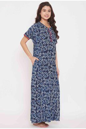 Cotton maxi night discount dress