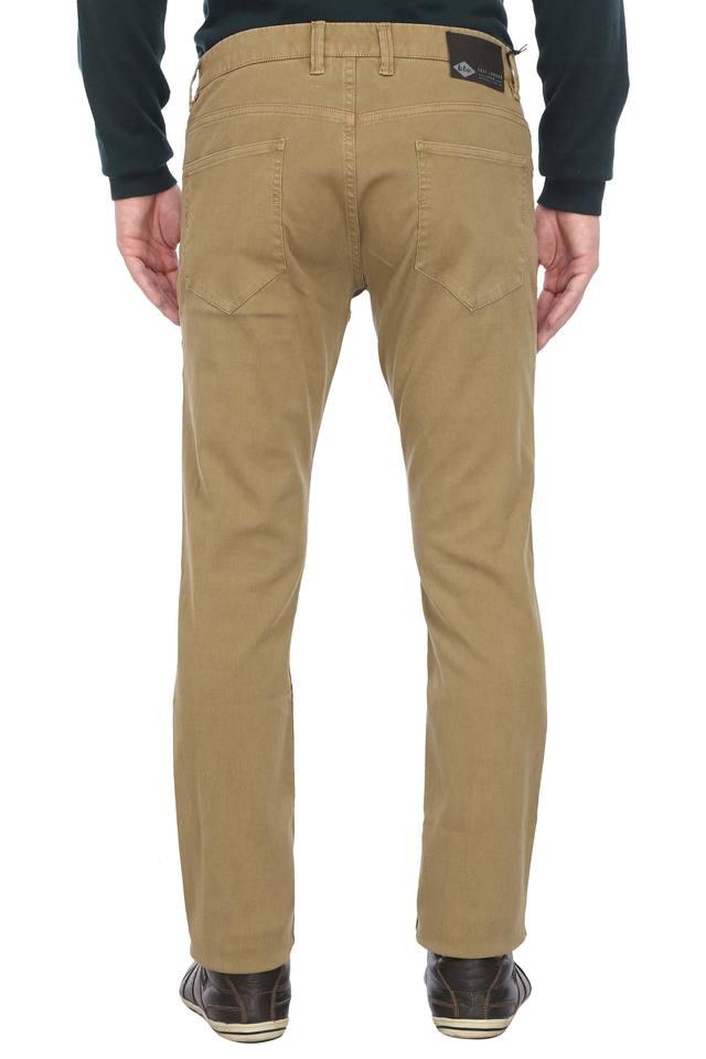 Lee Pants Mens 38x30 Brown Chino Performance Khakis Pleated Cuffed Pant  Traveler | eBay