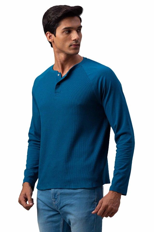 Henley neck outlet t shirts