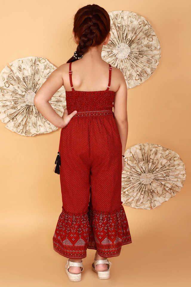 Embellished Girls Jumpsuit – Cutecumber Designs