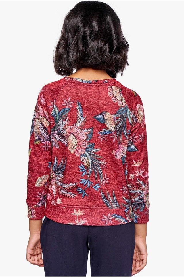 Ladies on sale floral sweatshirts