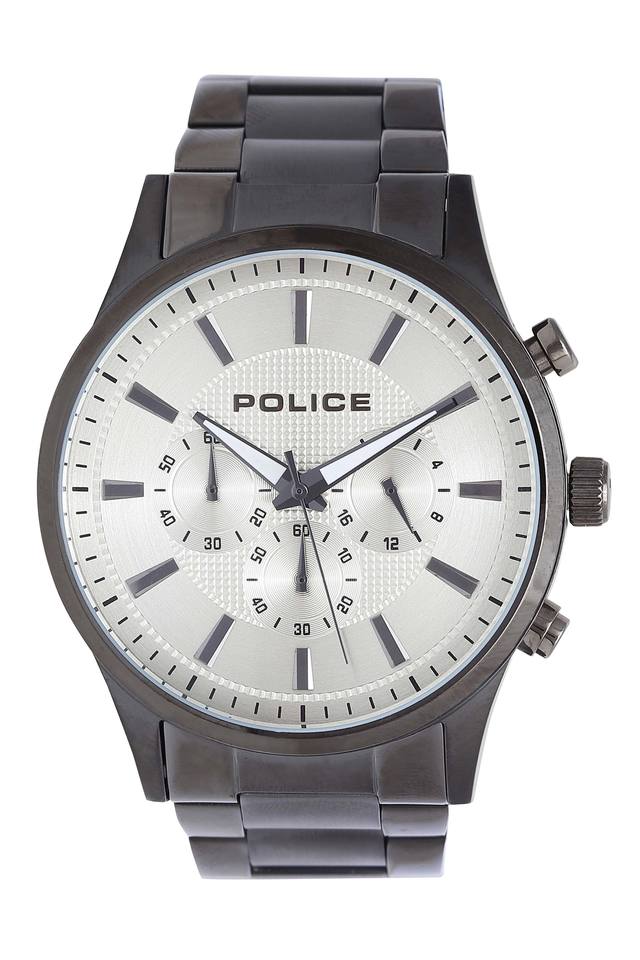 Mens Silver Dial Chronograph Watch