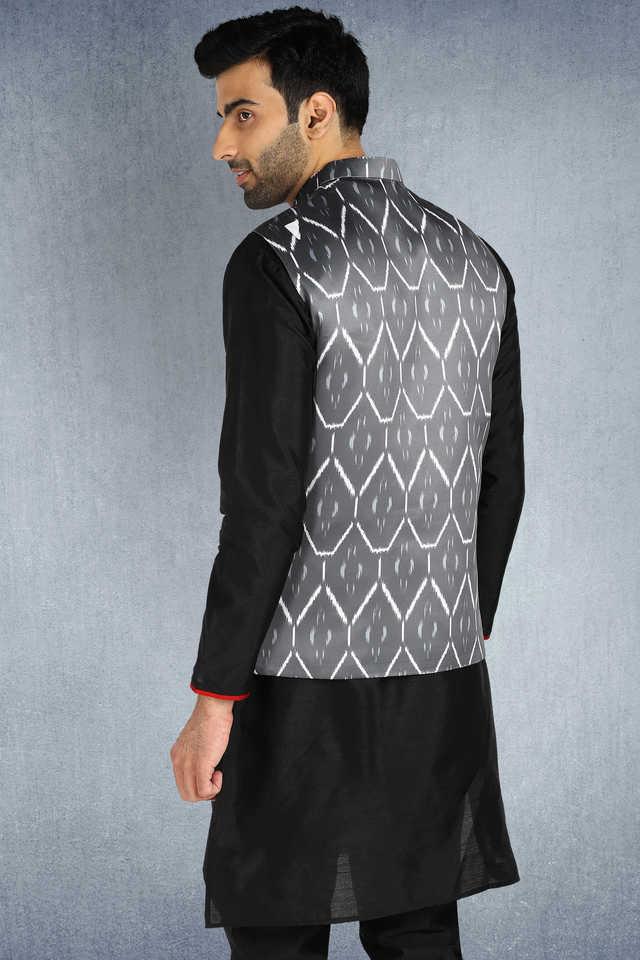 Hangup Multi Cotton Blend Nehru Jacket - Buy Hangup Multi Cotton Blend Nehru  Jacket Online at Best Prices in India on Snapdeal