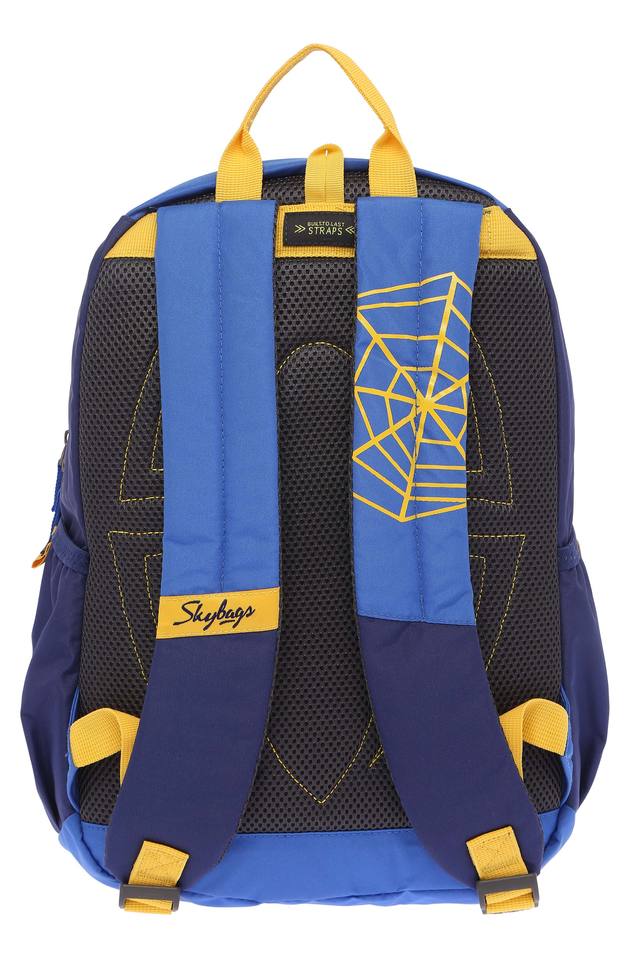Buy SKYBAGS Blue Unisex 3 Compartment Zip Closure Backpack Shoppers Stop