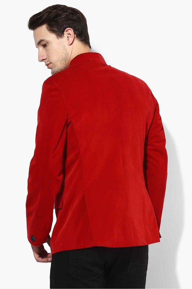 Red velvet hot sale men's jacket