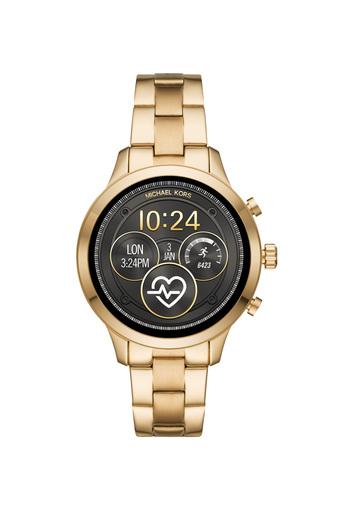 michael kors smartwatch black and gold
