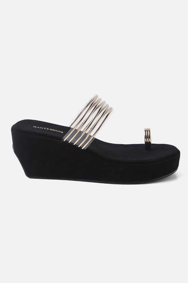 Buy HAUTE CURRY Polyurethane Slipon Womens Casual Sandals | Shoppers Stop