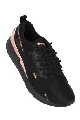 Girls black best sale puma shoes