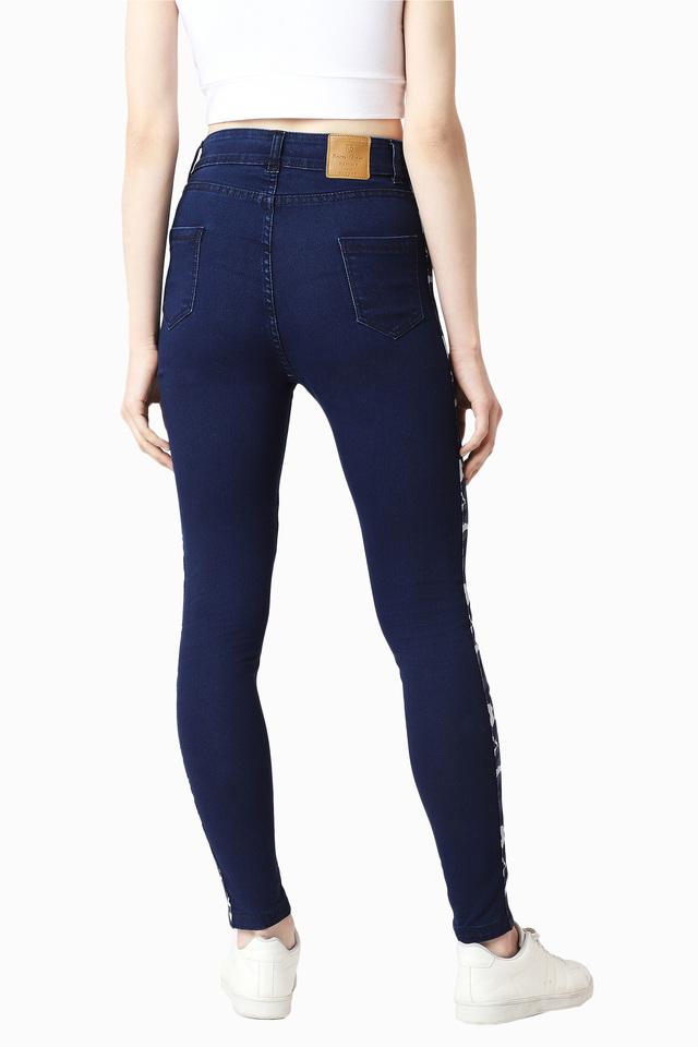 Navy coated outlet jeggings