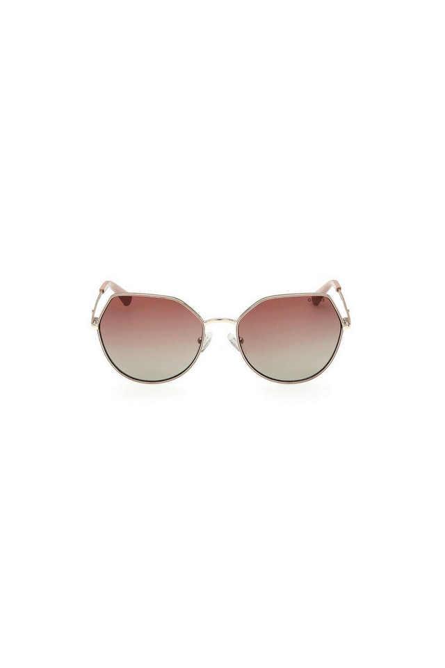 Guess Factory GF6172 Sunglasses Shiny Rose Gold / Gradient Brown Women –  AmbrogioShoes