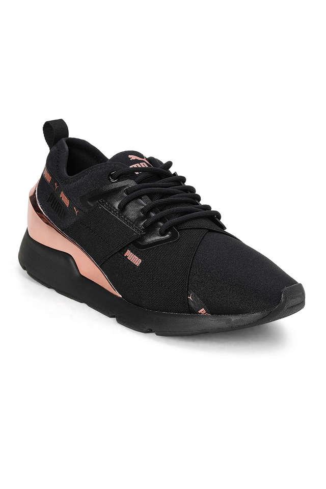 Black and rose gold puma muse best sale